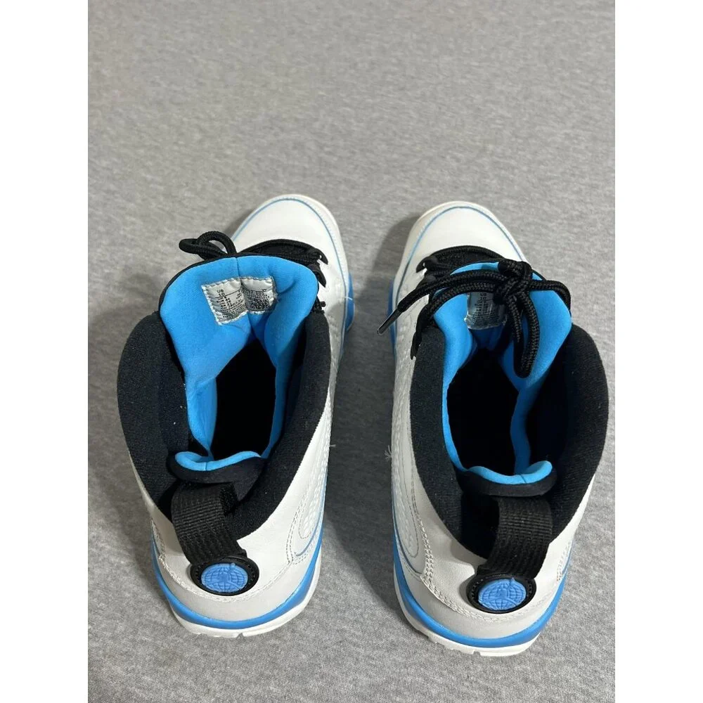 Air Jordan 9 Retro Shoes Mens Size 10 White Blue Black University UNC FQ8992-101